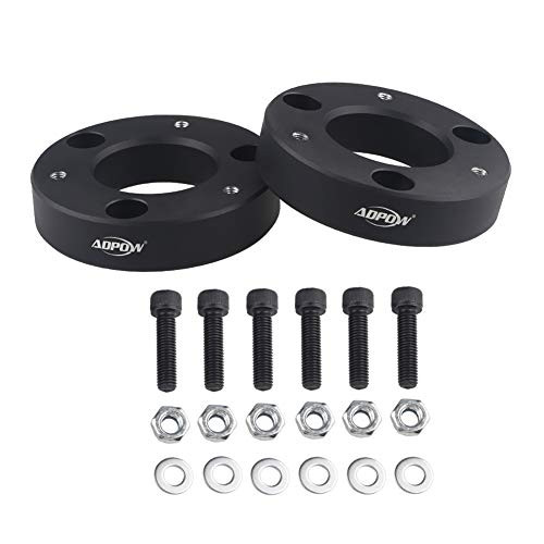 ADPOW Compatible with Leveling Kit 2Front Leveling Lift Kit Chevrolet GMC Silverado 1500Sierra 1500 2WD4WD 20072019 2 Inch Front Strut Spacer Suspension Lift Kit Lift Spacers