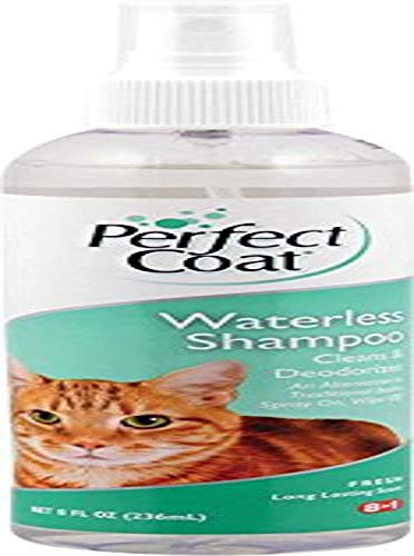 Perfect Coat Waterless Cat Shampoo 8Fluid Ounce Spray