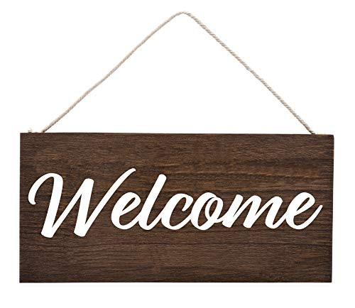 Welcome Sign for Front Door  Welcome Signs for Front Porch  Outdoor Welcome Signs for Porch  Front Porch Decor Farmhouse Decorations  Door Decorations  Porch Signs and Decor Outdoor