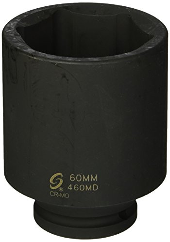 Sunex 460MD 34Inch Drive Deep 6 Point Metric Impact Socket 60Mm