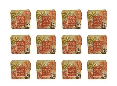 Greenwich Bay Trading Company Botanical Collection Island Ginger Mango Butter 19 Ounce Bar Soap