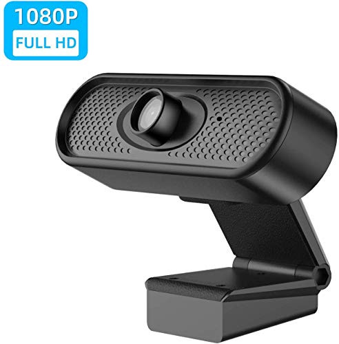 Webcam with Microphone 1080P HD Computer Camera USB Computer Camera for Live Streaming Webcam Plug and Play Video Calling Webcam Large Sensor Superior Low Light for Conferencing