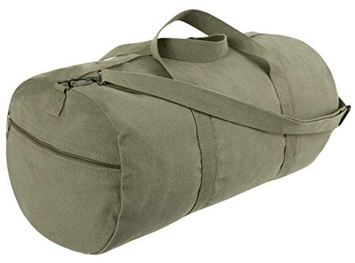 Rothco Canvas Shoulder Duffle Bag  24 Inch Olive Drab