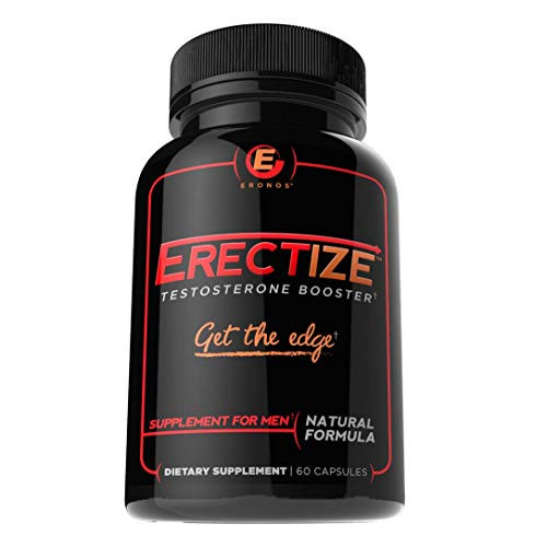 Erectize Testosterone Booster for Men Mens Test Booster Natural Endurance Strength Stamina Vigor Booster 60 Capsules Erectize Testosterone Booster for Men Mens Test Booster Natural Endurance Strength Stamina Vigor Booster 60 Capsules