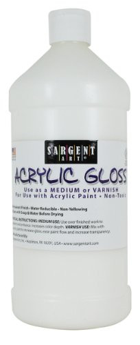 Sargent Art 22-8810 32-Ounce Acrylic Gloss and Varnish