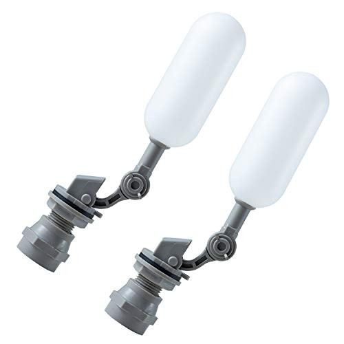 12 Inch NPT Mini Float Ball Valve Kit Automatic Fill Feed Humidifier Tank Pond Shut Off Water Float Ball Valve 2 Pack
