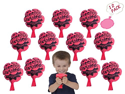 4E's Novelty Whoopie Cushion Bulk, Pack of 12 Flarp Fart Whoopee Cushions, 6-inch Great Party Favor Kids, Gag Joke Gift, Fun Prank Toy