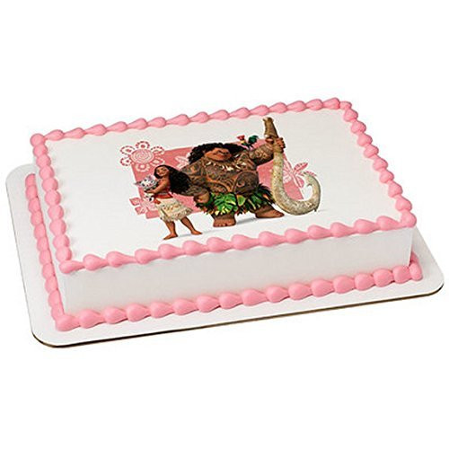 Whimsical Practicality Moana Edible Icing Image Round 75