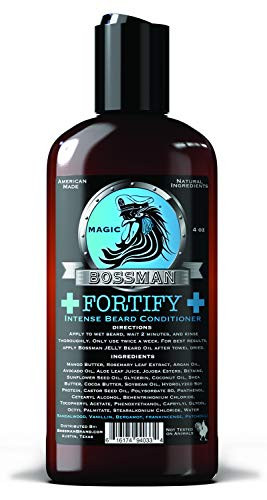 Bossman Fortify Intense Beard Conditioner to Grow  Thicken  Moisturize and Protect Your Beard Magic