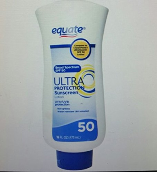 Equate Ultra Protection Sunscreen Lotion SPF 50 16 fl oz 1