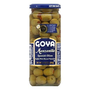Goya Award Winning Manzanilla Stuffed Pepper Spanish Olives 95oz 2 Pack