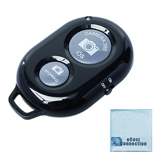 eCost Wireless Remote Control Camera Shutter Button for Smartphones iPhone and Android Cellphones  eCost Connection Microfiber Cloth