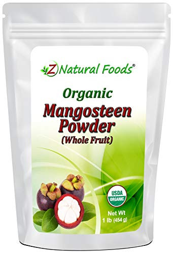 Organic Mangosteen Fruit Powder  1 lb  Queen of Fruits Superfood Supplement  Natural Source of Antioxidants Vitamins  Minerals  Grown In Thailand  Vegan Non GMO Gluten Free