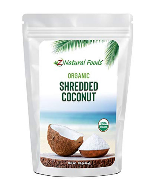 Organic Shredded Coconut Unsweetened Macaroon Cut Finely Cut Dried Flakes For Baking Snacks Recipes Raw Vegan Gluten Free Non GMO 1 lb Organic Shredded Coconut Unsweetened Macaroon Cut Finely Cut Dried Flakes For Baking Snacks Recipes Raw Vegan Gluten Free Non GMO 1 lb