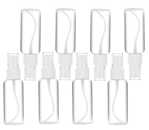 Spray Bottle 2oz50ml Small Plastic Fine Mist Spray Bottles Mini Empty Travel Bottles with Funnels and Labels 8 Pack