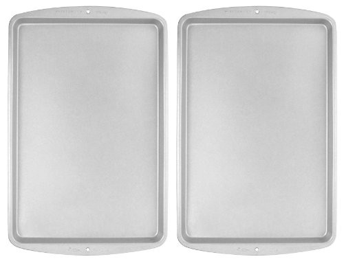 Wilton Recipe Right Medium Cookie Pan 15 1/4 X 10 1/4 Inch Pack of 2 Pans