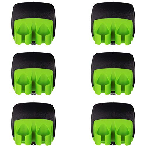 Spiralization Direct 6 Pack Fruit Vegetable Peeler Hand Palm Peeler Potato Peeler with Rubber Finger Grip Peeler for Pumpkin Carrot Cucumber