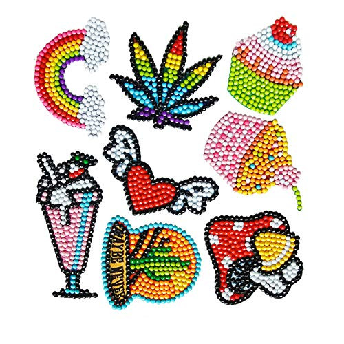 Upriver Kids Diamond Painting Kits8PCS DIY 5D Diamond Painting Stickers Kits for KidsDiamond Painting Stickers by Numbers Kits ArtsFull Drill Mosaic Sticker Painting for Children Craft Upriver Kids Diamond Painting Kits8PCS DIY 5D Diamond Painting Stickers Kits for KidsDiamond Painting Stickers by Numbers Kits ArtsFull Drill Mosaic Sticker Painting for Children Craft