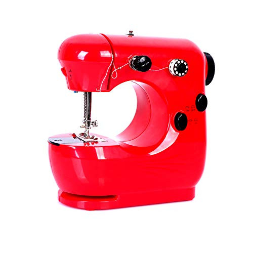 Portable Sewing Machine Household Beginner Mini Sewing Machine with Adjustable 2Speed Double Thread Electric Crafting Mending Machine with Foot Pedal Color 4 Portable Sewing Machine Household Beginner Mini Sewing Machine with Adjustable 2Speed Double Thread Electric Crafting Mending Machine with Foot Pedal Color 4