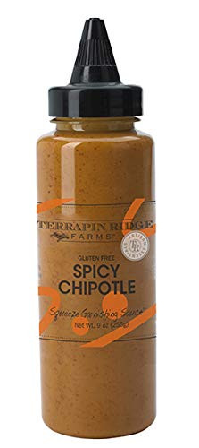 Spicy Chipotle Garnishing Sauce by Terrapin Ridge Farms  One 9 oz Squeeze Bottle