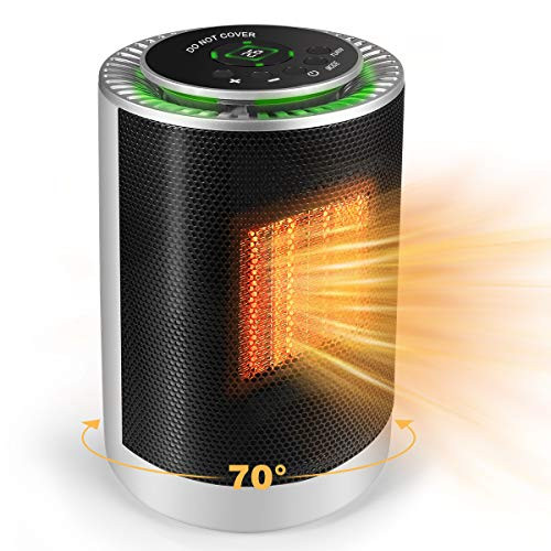 Electric Space Heater 1200W PTC Portable Small Mini Quiet Space Heater with Thermostat Personal Ceramic Fast Heater Fan for Office Desk Home Bedroom Indoor Electric Space Heater 1200W PTC Portable Small Mini Quiet Space Heater with Thermostat Personal Ceramic Fast Heater Fan for Office Desk Home Bedroom Indoor