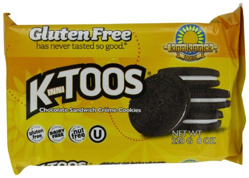 KinniToos Gluten Free Cookies Chocolate Sandwich Creme 8 Ounce Pack of 6 KinniToos Gluten Free Cookies Chocolate Sandwich Creme 8 Ounce Pack of 6