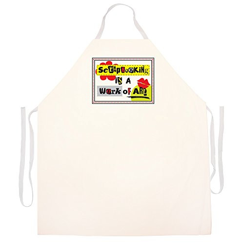 Attitude Aprons Fully Adjustable "Scrapbooking Art" Artist Apron