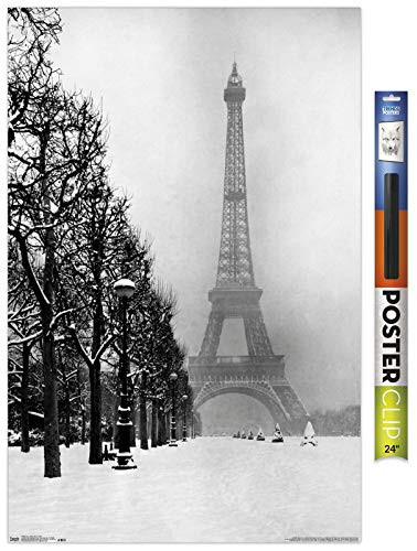 Trends International Poster Clip Time Life  Eiffel Tower 1948 22375 x 34 Premium Poster  Clip Bundle