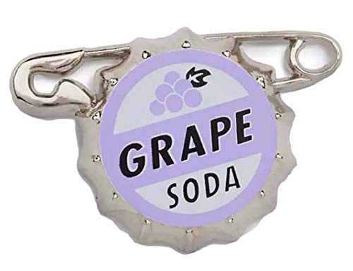Disney Pin 79373 DisneyPixars Up  Ellie Badge Grape Soda Purple and White 1 X 4 X 3