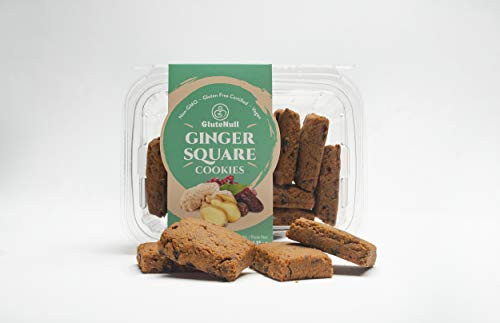 Glutenull Ginger Squares  GlutenFree Vegan NonGMO  320 grams