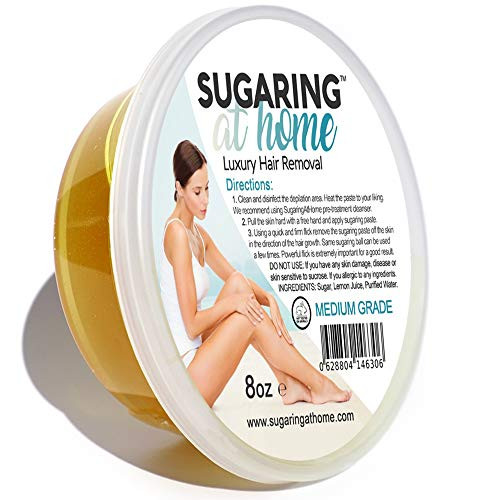 Sugaring Hair Removal Paste for Beginners at Home Made for Bikini Brazilian Underarms Arms made by Sugaring At Home