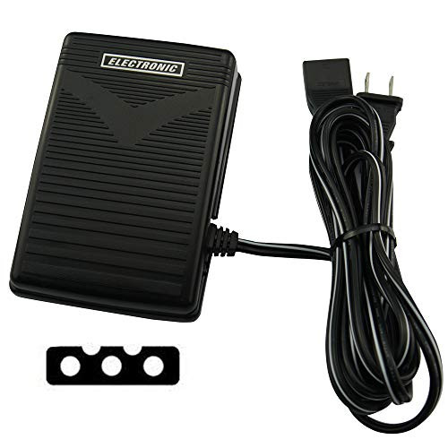 DREAMSTITCH 319003003 Foot Control with Cord 110120V for Singer Babylock Riccar Simplicity White Alphasew Bernette Consew Dressmaker Elna EZLock Euro Pro Sewing Machine 319003003