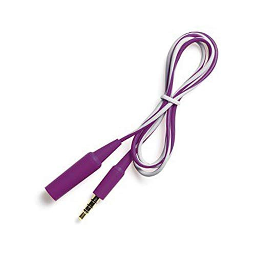 Replacement Headphones Extension Cable Fit for Bose SoundSport SIE2 SIE2I Sony MDRAS20J AS200 Sennheiser CX380 CX686 Sport Headsets Audio Extended Cord Purple