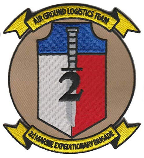 2nd Marine Expeditionary Brigade Air Ground Logistics Team USMC Patch Novelty Patch 2nd Marine Expeditionary Brigade Air Ground Logistics Team USMC Patch Novelty Patch