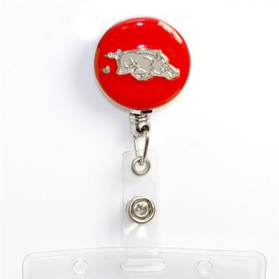 SANDOL University of Arkansas Retractable Badge Reel