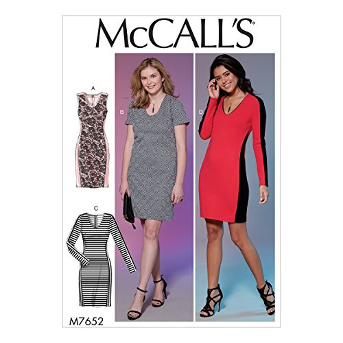 McCall Patterns M7652RR0 Miss Women's Petite Dresses