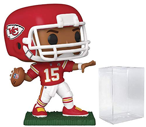Patrick Mahomes New Pose #148 Pop Sports NFL Pop Vinyl Figure Bundled with Ecotek Pop Protector
