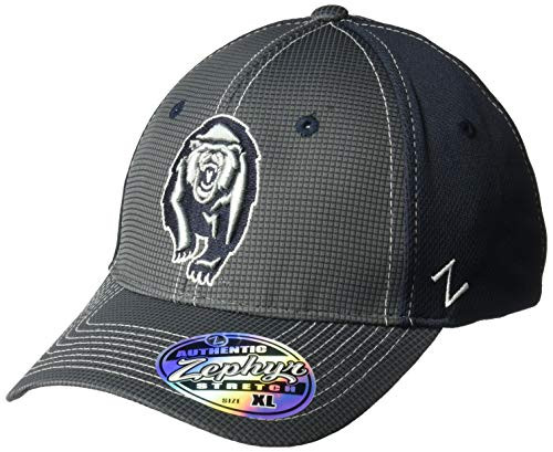 NCAA Zephyr California Golden Bears Mens Grid Hat MediumLarge GrayTeam Color