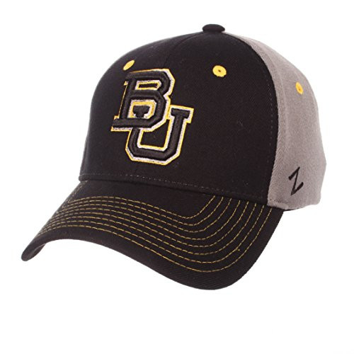 NCAA Zephyr Baylor Bears Mens Duo Hat MediumLarge BlackGray