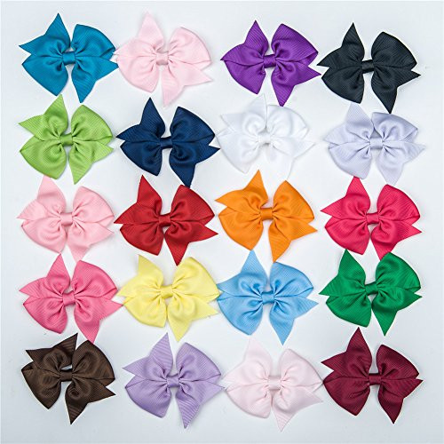 Bzybel Baby Girl 3 Boutique Hair Bows Alligator Clips Grosgrain Ribbon Bows Barrettes for Teens Baby Girls Babies Toddlers Barrettes Bzybel Baby Girl 3 Boutique Hair Bows Alligator Clips Grosgrain Ribbon Bows Barrettes for Teens Baby Girls Babies Toddlers Barrettes