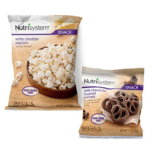 Nutrisystem® Movie Night Snack Pack 10 ct Chocolate Covered Pretzels and White Cheddar Popcorn