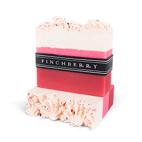 Finchberry Handmade Natural Soap Bar Moisturizing Shea Butter  Coconut Oil Organic and Sustainable Ingredients Cranberry Chutney 1 bar 45oz