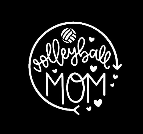 Volleyball Mom MKR Decal Vinyl Sticker Cars Trucks Vans Walls LaptopWhite55 x 54 inMKR1399 Volleyball Mom MKR Decal Vinyl Sticker Cars Trucks Vans Walls LaptopWhite55 x 54 inMKR1399