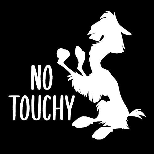 Makarios LLC No Touchy Llama Emperors New Groove MKR Decal Vinyl Sticker Cars Trucks Vans Walls LaptopWhite55 x 52 inMKR1504 Makarios LLC No Touchy Llama Emperors New Groove MKR Decal Vinyl Sticker Cars Trucks Vans Walls LaptopWhite55 x 52 inMKR1504