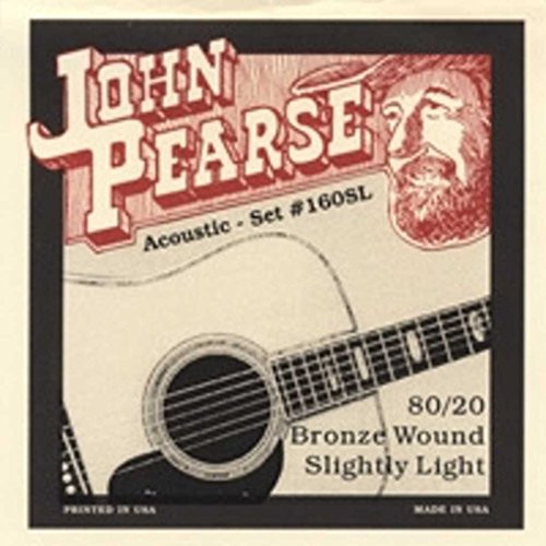 John Pearse 160SL Acoustic 8020 Bronze Wound Slightly Light