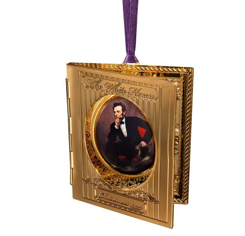 1999 White House Christmas Ornament President Abraham Lincolns Portrait