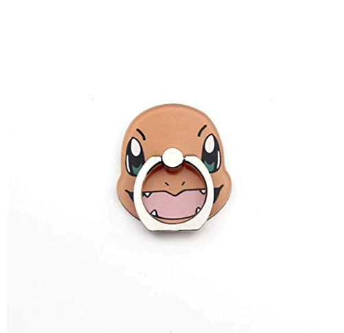 Charmander Kawaii Finger Ring Holder ~ Pikachu Eevee Bulbasaur Jigglypuff Togepi Squirtle Psyduck Backpack Small Cute Cosplay Props Characters Colorful Unique