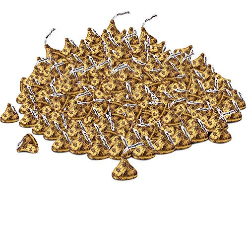 Hershey Kisses Creamy Milk Chocolate Gold Wrapping With Almonds 2 Pounds