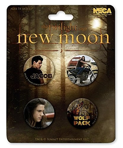 The Twilight Saga New Moon  Merchandise 4 Piece Button Set  Jacob Size 1 Each
