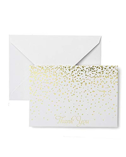 Gartner Studios Gold Foil Thank You Cards With Dots 40 Count Gartner Studios Gold Foil Thank You Cards With Dots 40 Count